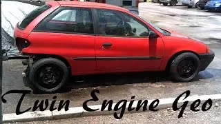 Twin Engine Geo Metro 🌐 : Spinalsign5357 - Two Engine Car - Dual Engine Car / Custom Geo Metro
