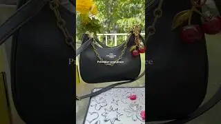 Coach Teri Hobo Bag 🍒✨👜🥀#coach #whatisinmybag #shorts #youtube #rhode  #foreo