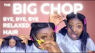 Cutting off my relaxed Hair | going back natural