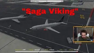 💻🎮 [XP11] IVAO Summer Tour |  LIRF - ENGM | 