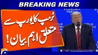I love Europe but it is not on the right path | Donald Trump | Breaking News | Geo News