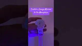 Swatch x Omega Mission to the Moonphase UV Light Secret Snoopy Message