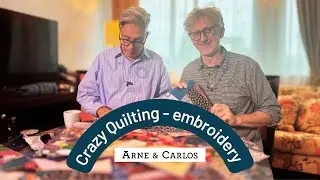 Cozy Crazy Quilt Stitching – Easy Embroidery for a Handmade Look  🧵✨  - by ARNE & CARLOS