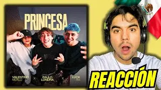 (REACCIÓN) Paulo Londra, Luck Ra, Valentino Merlo - Princesa (Official Video)