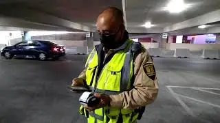 Las Vegas Mccarren airport employee harasses Uber/lyft drivers, issues citation for speaking to him