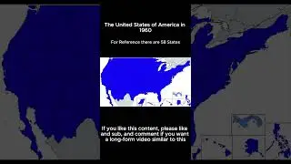 The USA in 1960  #alternatehistory#alternateuniverse #map #usa