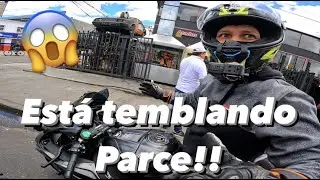 ❌TEMBLOR mientras RODABAMOS😱 - PROBANDO MV AGUSTA F3🔥 - QUE SUSTO😰