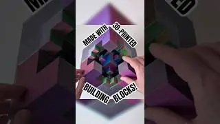 Timelapse Build With Endless Design Blocks #3dprinting #buildingblocks #shorts