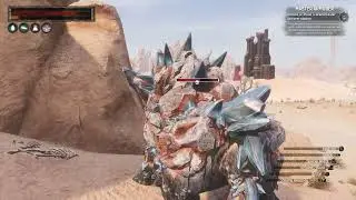 conan exiles!! mini boss rocknose BUG!