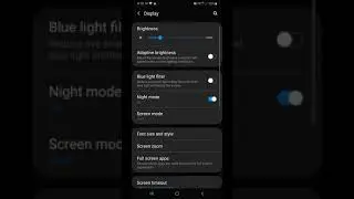 How to enable night mode or dark mode in Samsung smartphones