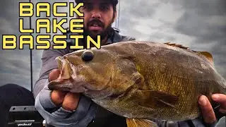 Kayak Fishing a Back Lake for BASS!