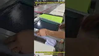 Silicone screen printing matte effect #printingink#screenprinting #silicone #XG silicone#matte