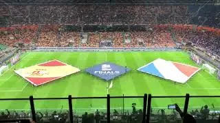 Spain vs France 1-2 - UEFA NATIONS LEAGUE Finale Coreografia Stadio San Siro