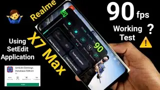 Тест Realme X7 Max BGMI 90 кадров в секунду с помощью приложения Setedit: работает или нет 🤔🤷&zwj;♂️🔥