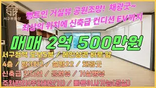 인천심곡동빌라매매(26-24) 2억500만원 신축급빌라!!! 서구청역 도보5분! 메인상권 바로앞! 뻥트인 공원뷰 채광굿~ 실평22 방3화2 EV설치된 공실 [심곡동빌라매매]