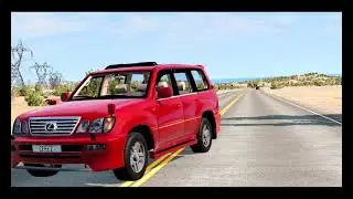 Beam.NG Drive - Realistic Car Driving & Crashes - BONUS |Lexus LX470 - Desert Highway Fails|