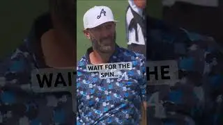 Dustin Johnson Insane Wedge Spin 🤯