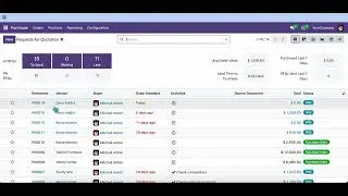 Advanced Auto Parts Search and Selection in Purchase Order Odoo