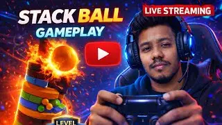Stack Ball Challenge Live Gameplay part 5 😱Don&rsquo;t Touch Black #live #shorts #Stackballlive