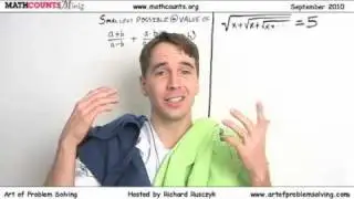 MATHCOUNTS Mini #10 - Squares of Binomials & Working with Repeating Decimals and Radical Expressions