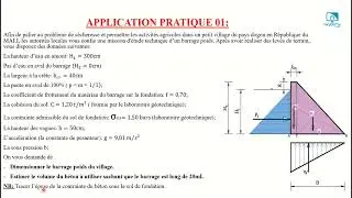 Cours 16 : Formation sur le Calcul de BARRAGE - Explication des Projets à dimensionner