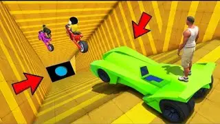 GTA 5: Franklin Most PowerFull Classic Car Mega Ramp Jump Challenge GAMEPLAY 