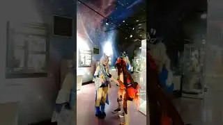 8 мая 2025 г.:Женя и Яна на спэйс-косплее #cosplayer #cosplay #genshinimpact #dance #automobile