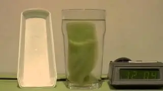 Recycling a gel air freshener with water
