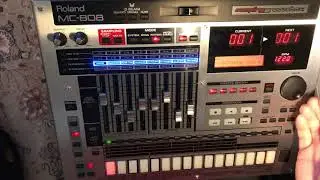 Roland MC-808 RPS first explore - altering patch settings