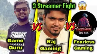 GameGuru Vs RajGaming Vs Fearless Gaming Pubg Fight|Thoku Sky Vs |Youtber Pubg Fight|Crazy Sp Pubg|