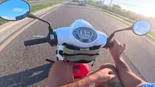 Top Speed On A Sym Fiddle 200 I Scooter