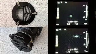 Using a Bahtinov mask on a Nikon P900 to accurately focus a star