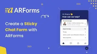 How to Create a Sticky Chat Form with ARForms (old)