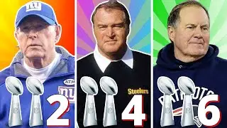 NFL Coaches With Most Super Bowl Champions