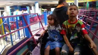 Galaxyland Amusement Park West Edmonton Mall 2016 (Train Ride)