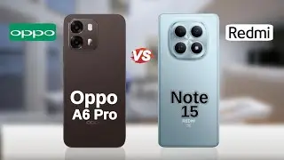 Oppo A6 Pro vs Redmi Note 15 || Full Comparison 