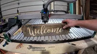 Welcome Sign With The SilverBack Benchtop CNC Router 6060