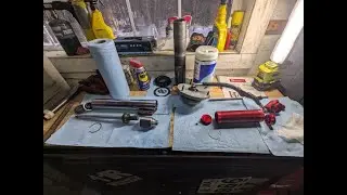 Samsonas full gravel spec with hydro bump stop rally coilover suspension - Internals overview