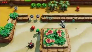 Legend Of Zelda Link's Awakening How to Move Spiked Enemies  (Quick Tips)