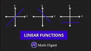 LINEAR FUNCTIONS Basics - Calculus | Math Digest