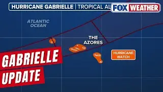 Hurricane Gabrielle Maintains Category 4 Strength With Hurricane Watch For Azores