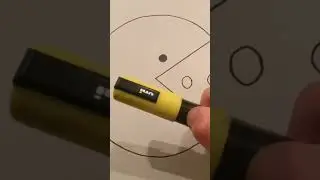 Drawing pac-man!#posca #pacman #art #drawing