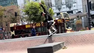 What the?         #skateboarding #sanfrancisco #unplaza #switch #krooked #grind #blunt ?