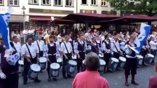 FANFARENZUG RAUENSPURG Marienplatz  Ravensburger Heimatlied