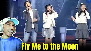 Benkada Team - Fly Me to the Moon ( Frank Sinatra Cover) The Voice Kids PH | ZuluModo REACTION