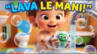 🫧👾 Via Via Batterino! | Canzone per bambini per Lavarsi le Mani 🧼 | ⭐️𝐁𝐞𝐚 𝐁𝐞𝐚 𝐊𝐢𝐝𝐬!⭐️ Italiano 🌈🎵