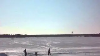 Lule&aring;'s Frozen Sea Front during March