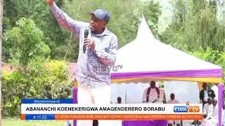 Borabu MP Patrick Osero has assured constituents of development in the region #etayadigital