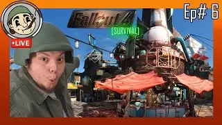Commander Roy Takes The Castle! | Fallout 4 Survival Stream | 7/10/23