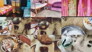  🌿কোন হেলপিং হেড ছাড়া আমি যেভাবে সংসারের কাজ রান্নাবান্না  সবকিছু একাহাতে করলাম🪴Tanjila#daily#vlog🌿
